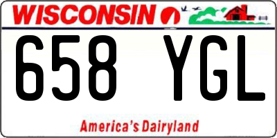 WI license plate 658YGL