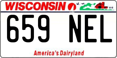 WI license plate 659NEL