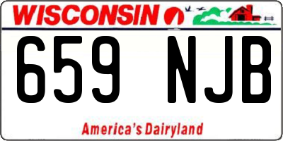 WI license plate 659NJB