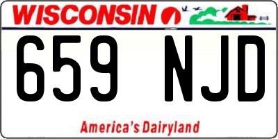 WI license plate 659NJD