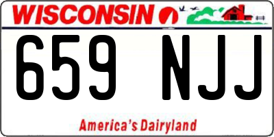 WI license plate 659NJJ