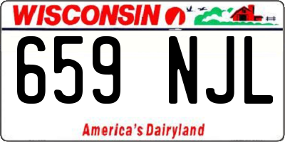 WI license plate 659NJL