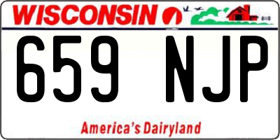 WI license plate 659NJP