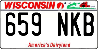 WI license plate 659NKB