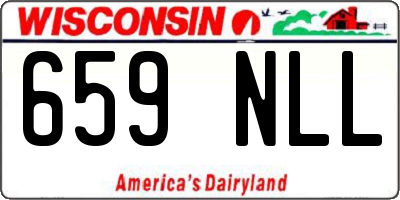 WI license plate 659NLL