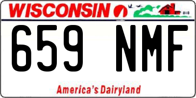 WI license plate 659NMF