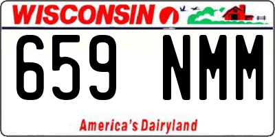 WI license plate 659NMM