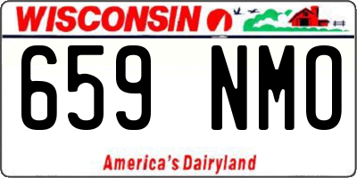 WI license plate 659NMO