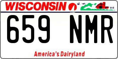 WI license plate 659NMR