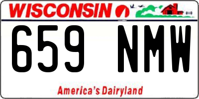 WI license plate 659NMW