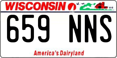 WI license plate 659NNS