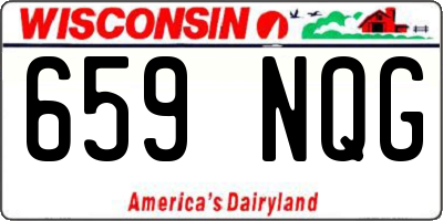 WI license plate 659NQG