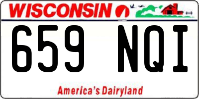 WI license plate 659NQI