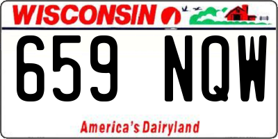WI license plate 659NQW