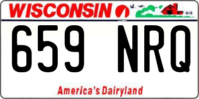 WI license plate 659NRQ