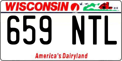 WI license plate 659NTL
