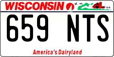 WI license plate 659NTS