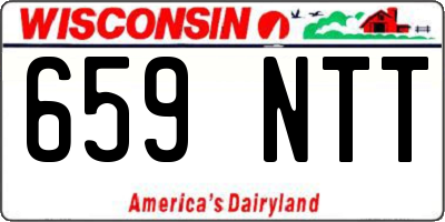 WI license plate 659NTT