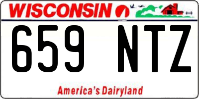 WI license plate 659NTZ