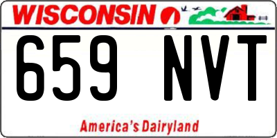 WI license plate 659NVT