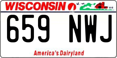 WI license plate 659NWJ