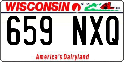 WI license plate 659NXQ