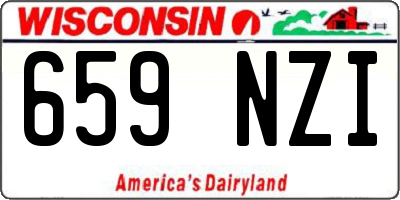WI license plate 659NZI
