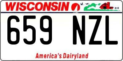 WI license plate 659NZL
