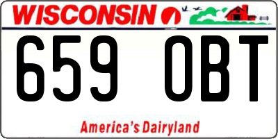 WI license plate 659OBT