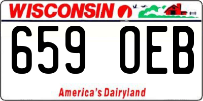 WI license plate 659OEB