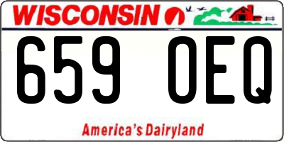 WI license plate 659OEQ