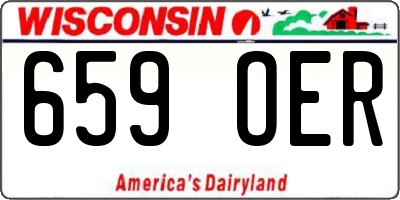 WI license plate 659OER