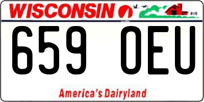 WI license plate 659OEU