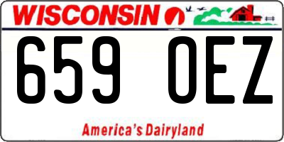 WI license plate 659OEZ