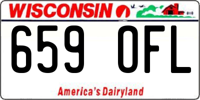 WI license plate 659OFL