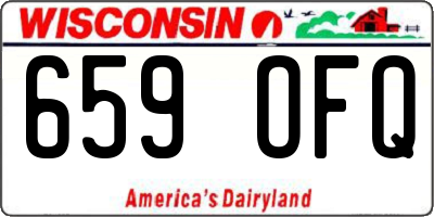 WI license plate 659OFQ