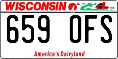 WI license plate 659OFS