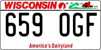 WI license plate 659OGF