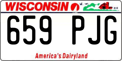 WI license plate 659PJG