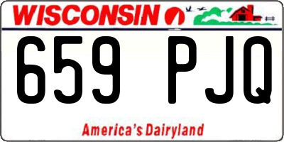 WI license plate 659PJQ