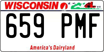 WI license plate 659PMF
