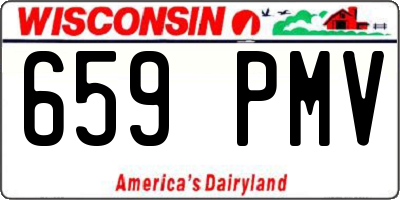 WI license plate 659PMV