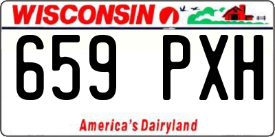 WI license plate 659PXH