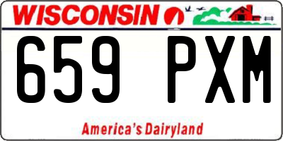 WI license plate 659PXM