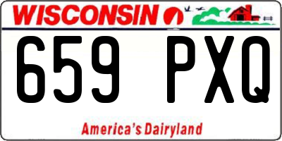 WI license plate 659PXQ