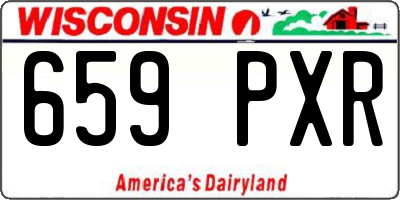 WI license plate 659PXR