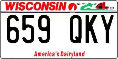 WI license plate 659QKY