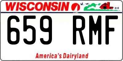 WI license plate 659RMF