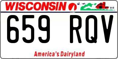 WI license plate 659RQV