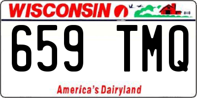 WI license plate 659TMQ